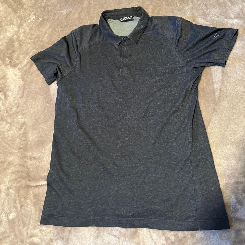 Arcteryx Eris Polo - Medium - Navy Blue